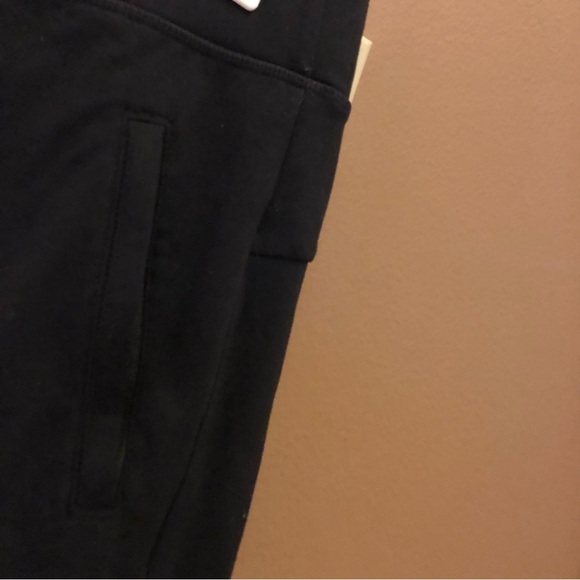 Athleta Cropped Pull on Leggings Zipper pocket Legging Pants Black XS - Picture 4 of 8